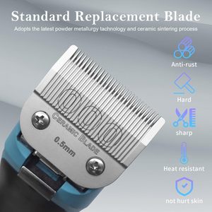 2 paquets de lames céramiques détachables de 0,5 mm pour tondeuses à cheveux classiques et tondeuses compatibles - Product Image 5
