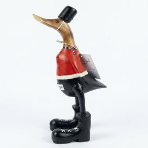 Figurine de canard Art Déco artisanale, écologique, faite à la main, décoration animale pour la maison et le bureau, présentation sur table de salon, cadeau - Product Image 1