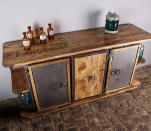 ตู้ลิ้นชักไม้เนื้อแข็งหรูหราทันสมัยหรูหราสง่างามออกแบบอุตสาหกรรมขยายได้สำหรับใช้ในบ้านบ้านไร่ห้องนั่งเล่นห้องน้ำห้องโถง - Product Image 2