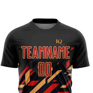 Maillot de match personnalisé par sublimation, conçu pour un confort optimal, respirant, tissu à séchage rapide pour les entraînements, les matchs et les équipes professionnelles - Product Image 5