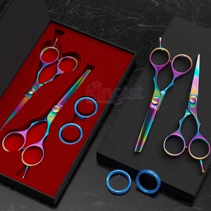 Vente en gros de ciseaux à cheveux professionnels en acier inoxydable avec tranchant rasoir Outil de beauté pour usage personnel Offre Spéciale - Product Image 5