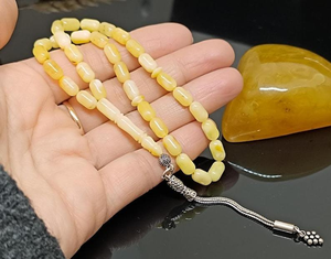 เม็ดเรซินมุสลิมทาสบิห์ของแท้ทำด้วยมือสำหรับการสวดมนต์ในชีวิตประจำวัน - Product Image 2