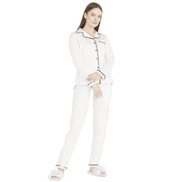Pyjamas en satin pour femmes Nuisette sexy pour femmes Robe de nuit chaude pour dormir la nuit Grande taille Vêtements de nuit pour femmes