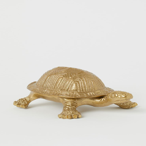 Figuritas de tortuga decorativas de latón: figuritas y esculturas de tortuga de latón variadas para decoración del hogar. Disponible a precios mayoristas - Product Image 3