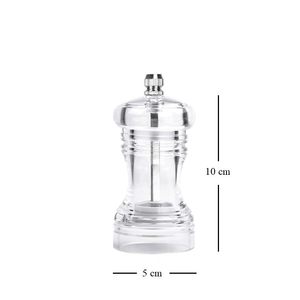 10cm manuale trasparente macina pepe sale regolazione Fine per eleganti cucine e ristoranti erba e spezie strumento - Product Image 2