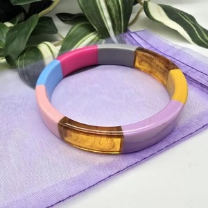 Bracelets et joncs en résine pour femmes, nouvelle collection, bijoux de style ange pour les fêtes et les mariages, haute qualité - Product Image 4