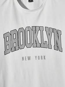 ชุดวอร์มลำลองสไตล์สตรีทแวร์สำหรับผู้ชายคุณภาพระดับพรีเมียมเสื้อยืดและกางเกงขาสั้นแฟชั่นกันลมและระบายอากาศได้พิมพ์ลายขนาดพิเศษ - Product Image 3