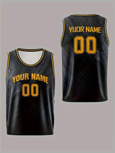 Vêtements de basket-ball personnalisés en gros, bon marché, à la mode, ensembles de maillots réversibles sublimés, respirants, impression de lettres à 100% - Product Image 3