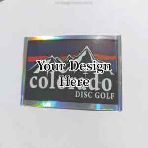 Premium holográfico UV impreso lámina de oro estampado impermeable adhesivo vinilo vacaciones pegatinas - Product Image 5