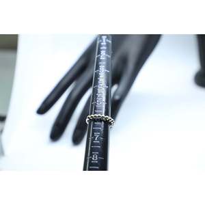 Noi venditore S925 anelli in argento Sterling alla moda oro rosa placcato con intarsio di diamanti taglio principessa regalo di natale con scatola A05 - Product Image 3