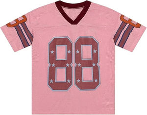 Maillot de football américain personnalisable en maille unisexe respirant design usine directe vêtements de football américain broderie - Product Image 1