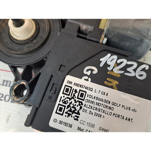Moteur électrique de lève-vitre avant droit VOLKSWAGEN Golf 5 Plus 5M2837402Q (04>13) - Product Image 6