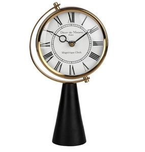 Bạc & gỗ cao cấp chất lượng bàn Đồng hồ trang trí bảng đồng hồ cao cấp chất lượng thiết kế cổ điển - Product Image 2