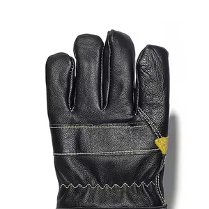 ถุงมือหนังวัวกันความร้อนสำหรับนักดับเพลิง, ถุงมือยาวกันไฟกันน้ำ - Product Image 4