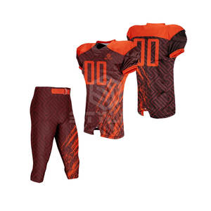 Uniforme de football américain personnalisable pour les équipes Style le plus populaire avec noms de joueurs Ensembles respirants - Product Image 2