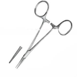 Produit de vente chaud personnalisé Halstead pince hémostatique délicate droite 9.5cm Instruments chirurgicaux en acier inoxydable - Product Image 5