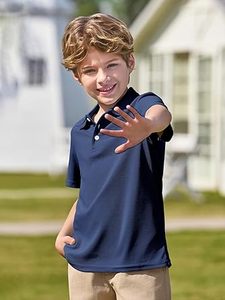 Tops Quality Kids 2025 Wholesale Children Toddlers Summer Clothes Custom Shorts Sleeved Blue <b>Boys</b> Children's <b>Polo</b> TShirts - Product Image 4