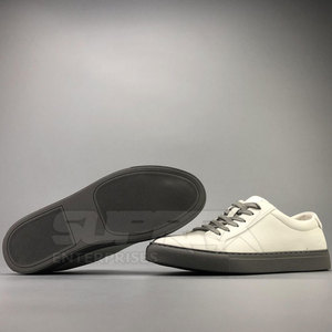 Stylish Solid Lace-Up <b>Sneakers</b> Genuine <b>Leather</b> Cowhide Midsole Breathable Design for Comfortable Everyday Walking Casual Use - Product Image 6