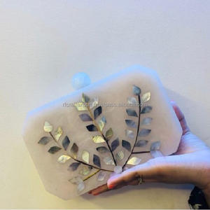 กระเป๋าคลัทช์สำหรับสุภาพสตรีทำด้วยมืองานอะคริลิคสีสันสดใสงานปาร์ตี้งานแต่งงาน - Product Image 1