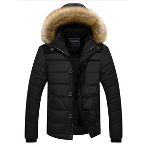 Vente en gros Veste polaire personnalisée de haute qualité pour hommes Manteau d'hiver à bulles chaud Veste d'extérieur épaisse Veste à capuche isolée à la mode OEM - Product Image 4