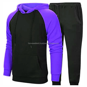 Logotipo personalizado nuevo otoño térmico de manga larga de tamaño personalizado trajes de chándal trajes de jogging al por mayor chándales en blanco para hombres sudaderas con capucha hombres - Product Image 3