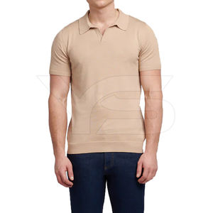 Maillot solide décontracté pour homme de grande taille pour polo avec techniques d'impression bouffante brodée respirant et confortable - Product Image 3