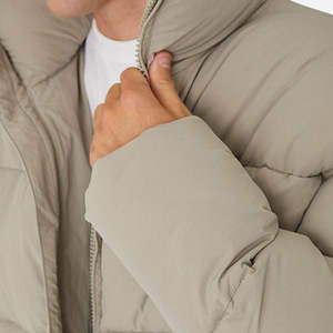 Chaleco de Invierno de Fábrica, Muestra de Chaqueta de Color Sólido, Logotipo Personalizado, Chaleco Acolchado Grueso para Hombre, Chaleco Acolchado Transpirable sin Mangas para Hombre - Product Image 3