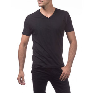 Camisetas informales holgadas de manga corta con cuello redondo para hombre, camisetas de verano blancas transpirables de tela de estambre de algodón 100%, stock a granel - Product Image 2
