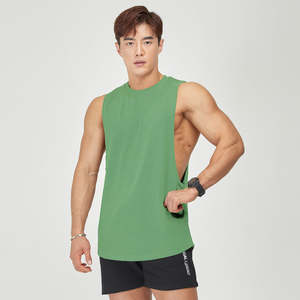 Nouvelle mode débardeur de sport sans manches solide personnalisé basket-ball pour hommes course à pied entraînement Fitness Gym gilets chemise pour hommes - Product Image 2