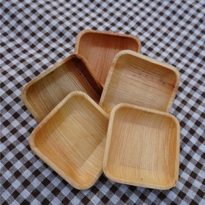 Prix bon marché jetable vietnamien Areca feuille de palmier bols vaisselle décorative pour déjeuner Camping extérieur Mme Amelia + 84855014447 - Product Image 5