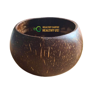 Ensemble de bols en noix de coco naturelle de qualité supérieure-Tasses artisanales écologiques avec cuillère pour jus et crème glacée - Product Image 6