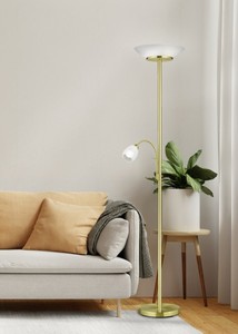 Lampada da terra Gerry bronzo opaco 2xE27 + 1xE14 IP20 180cm (Trio R40063108) - Product Image 2