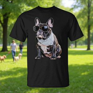 T-shirt Cool per Appassionati di Bulldog Francese - Prodotto Promozionale per Amanti dei Bulldog Francesi - Product Image 3