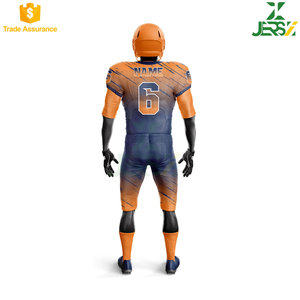 Uniformes de football américain personnalisés sublimés professionnels respirants en polyester 100% avec logo personnalisé – Vente en gros - Product Image 4