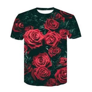 Camiseta informal con estampado 3D para hombre, de manga corta Camiseta holgada de gran tamaño con sublimación, camisetas de algodón 100% de alta calidad para hombre - Product Image 3