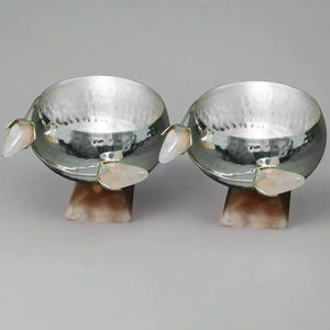 Bol décoratif de haute qualité, fait à la main, élégant, pièce maîtresse pour la table à manger, le salon, la cuisine et l'affichage à domicile - Product Image 1