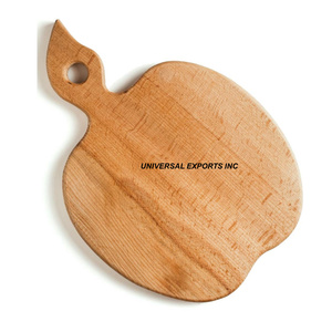 Planche à découper ronde en bois Bloc à découper fait à la main de belle qualité Planche à découper fantaisie élégante classique - Product Image 6