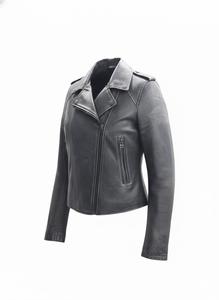 Chaqueta de Cuero para Mujer de Alta Calidad, Diseño Moderno con Mangas Largas, Precio de Mayoreo, Estilo Motera - Product Image 4