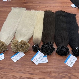 Extensiones de cabello humano con queratina de punta plana, superventa, precio de venta completo, cabello de lujo listo para enviar - Product Image 5