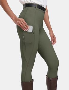 Leggings d'équitation personnalisés de haute qualité culottes d'équitation pour femmes pantalon de compression équestre taille haute Jodhpur et culottes - Product Image 3