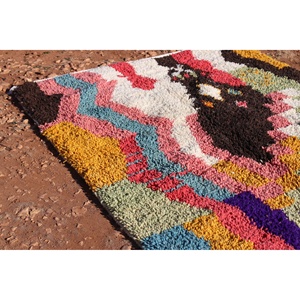 Tapis écologique géométrique tissé Art Déco moderne contemporain pour la décoration intérieure - Product Image 6