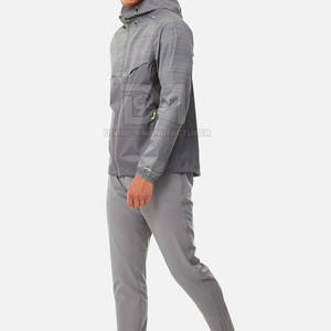 ชุดกันลมสำหรับผู้ชายชุดกันลมชุดกันลมไนลอนโพลีเอสเตอร์ขายดีที่สุด - Product Image 4