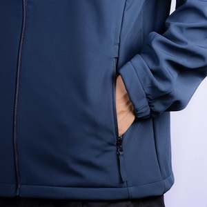 Chaqueta Softshell informal Navigate Ligera a prueba de viento y resistente al agua con patrón de estampado de cuello alto de relleno de poliéster - Product Image 6