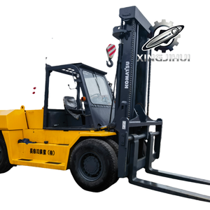 Chariot élévateur Komatsu FD200-8 6 tonnes, chariot élévateur d'occasion, Japon, 16 tonnes, moteur Isuzu, machine d'occasion, chariot élévateur à essence - Product Image 1