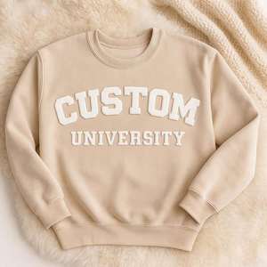 Nueva sudadera Unisex personalizada con texto Puff, Sudadera con capucha transpirable con estampado en relieve elevado, regalo perfecto para hombres y mujeres - Product Image 3