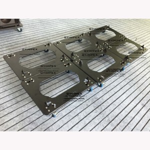 Chariot de transport pour enceintes Line Array double 8 pouces, chariot pour enceintes Line Array mini, chariot pour enceintes audio professionnelles, chariot de transport au sol - Product Image 2