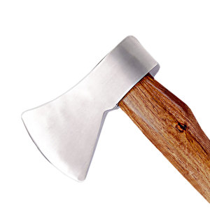 เครื่องมือตัดอเนกประสงค์สำหรับแคมป์กลางแจ้งผู้ชายด้ามไม้ขวานสแตนเลสเกรดอุตสาหกรรม - Product Image 5