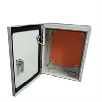 Boîte métallique de boîtier électrique en aluminium d'acier inoxydable de double porte imperméable extérieure de feuille