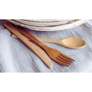 Juego de cucharas de tenedor y cuchillo de madera y bambú ecológico de alta calidad para utensilios de cocina embalaje personalizado del fabricante de Vietnam - Product Image 6