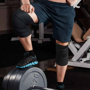 Entrenamiento de compresión de alta calidad, accesorios de gimnasio, entrenamiento, culturismo, rodilleras, Protector de levantamiento de pesas, rodillera - Product Image 4